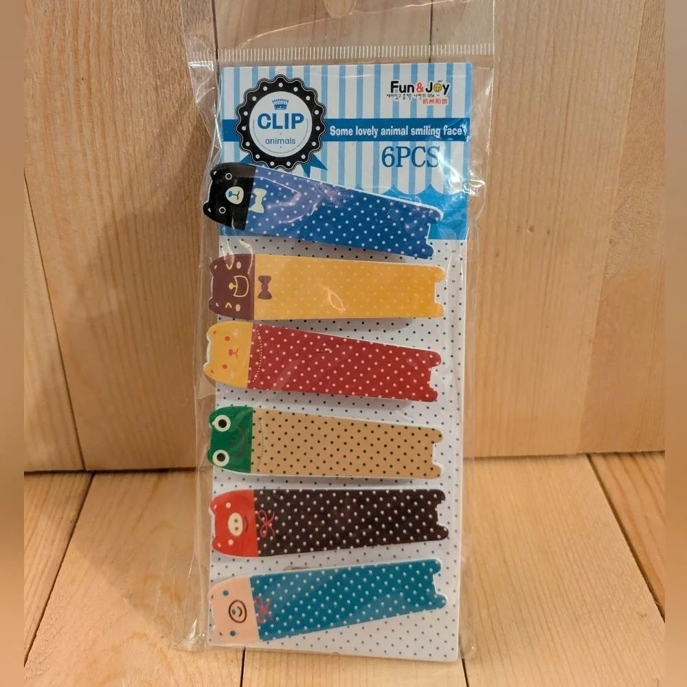 Animal Clip Set - Multicolor NWT